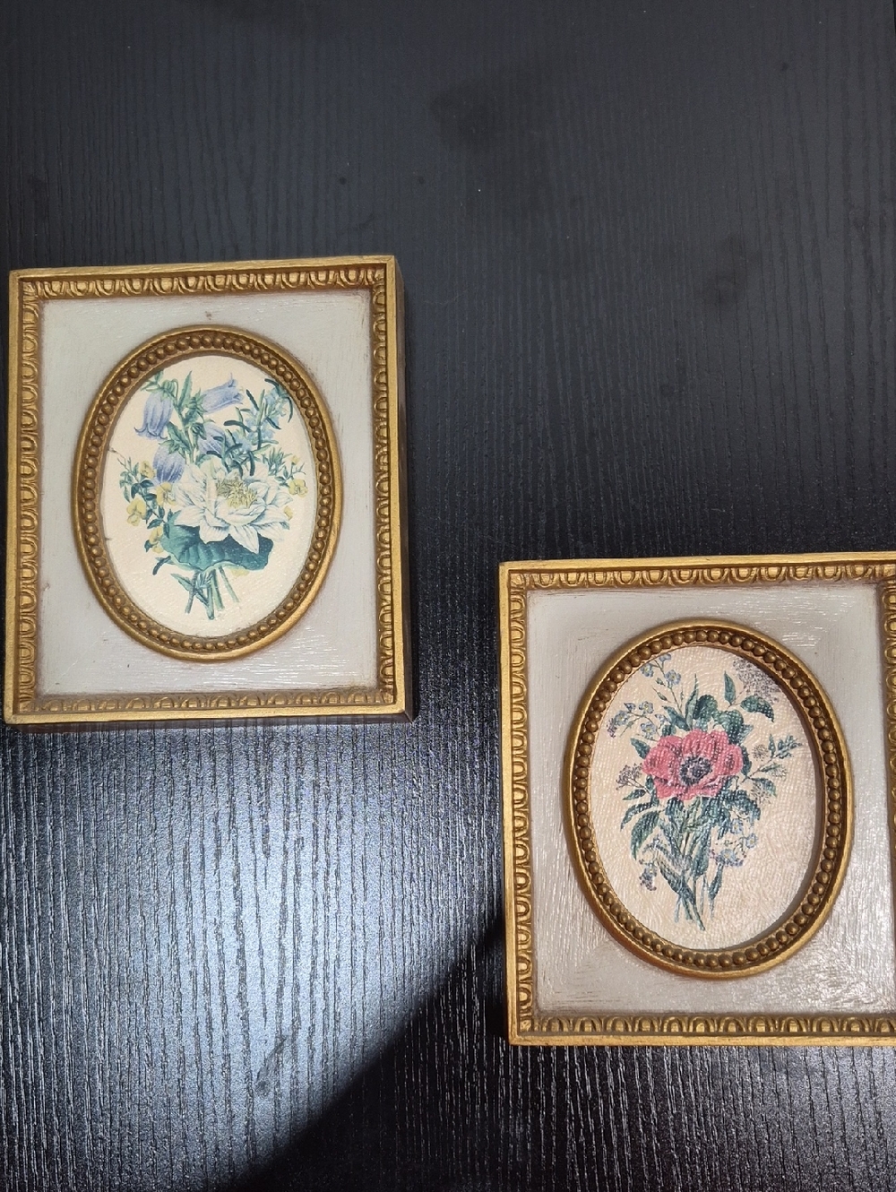 Vintage Burwood Products Company Floral Prints Set Wall Art Decor Cottagecore